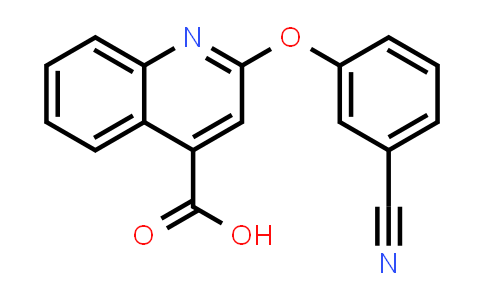 2-(3-Cyanophenoxy)quinoline-4-carboxylic acid