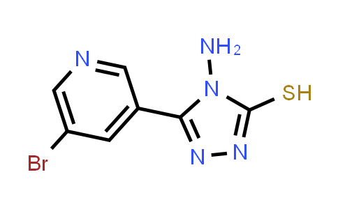 4-Amino-5-(5-bromopyridin-3-yl)-4H-1,2,4-triazole-3-thiol