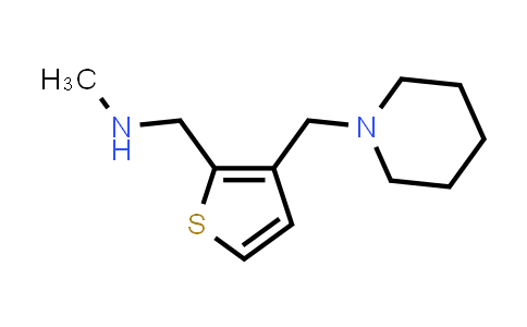 N-Methyl-1-[3-(piperidin-1-ylmethyl)-2-thienyl]-methanamine