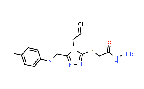 2-[(4-Allyl-5-{[(4-iodophenyl)amino]methyl}-4H-1,2,4-triazol-3-yl)thio]acetohydrazide