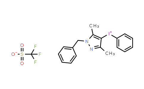 (1-Benzyl-3,5-dimethyl-1H-pyrazol-4-yl)(phenyl)-iodonium trifluoromethanesulfonate