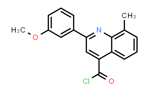 2-(3-Methoxyphenyl)-8-methylquinoline-4-carbonyl chloride