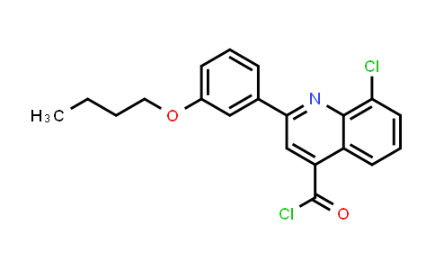 2-(3-Butoxyphenyl)-8-chloroquinoline-4-carbonyl chloride