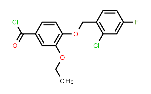 4-[(2-Chloro-4-fluorobenzyl)oxy]-3-ethoxybenzoyl chloride