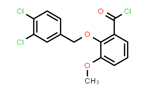 2-[(3,4-Dichlorobenzyl)oxy]-3-methoxybenzoyl chloride