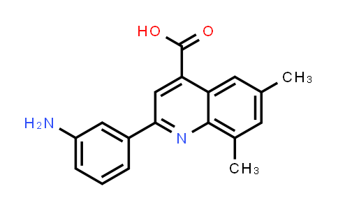 2-(3-Aminophenyl)-6,8-dimethylquinoline-4-carboxylic acid