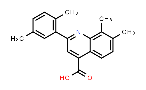 2-(2,5-Dimethylphenyl)-7,8-dimethylquinoline-4-carboxylic acid