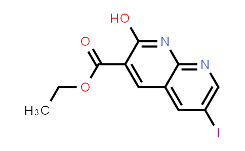 Ethyl 2-hydroxy-6-iodo-1,8-naphthyridine-3-carboxylate