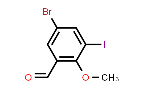 5-Bromo-3-iodo-2-methoxybenzaldehyde