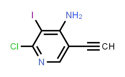 2-Chloro-5-ethynyl-3-iodo-4-pyridinamine