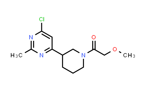 1-[3-(6-Chloro-2-methyl-pyrimidin-4-yl)-piperidin-1-yl]-2-methoxy-ethanone