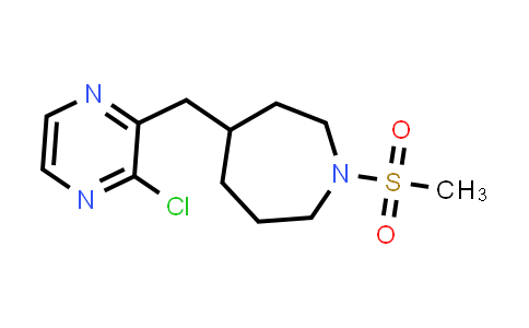 4-(3-Chloro-pyrazin-2-ylmethyl)-1-methanesulfonyl-azepane