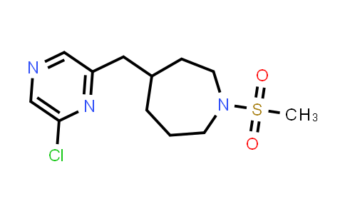 4-(6-Chloro-pyrazin-2-ylmethyl)-1-methanesulfonyl-azepane