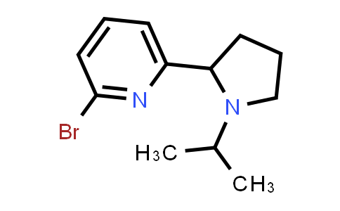 2-Bromo-6-(1-isopropyl-pyrrolidin-2-yl)-pyridine