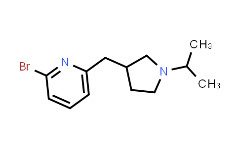 2-Bromo-6-(1-isopropyl-pyrrolidin-3-ylmethyl)-pyridine