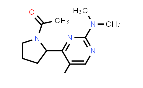 1-[2-(2-Dimethylamino-5-iodo-pyrimidin-4-yl)-pyrrolidin-1-yl]-ethanone