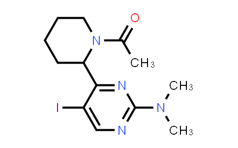 1-[2-(2-Dimethylamino-5-iodo-pyrimidin-4-yl)-piperidin-1-yl]-ethanone