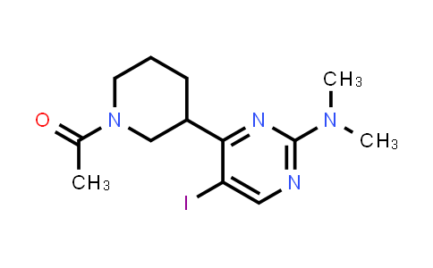 1-[3-(2-Dimethylamino-5-iodo-pyrimidin-4-yl)-piperidin-1-yl]-ethanone