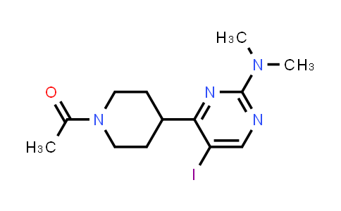 1-[4-(2-Dimethylamino-5-iodo-pyrimidin-4-yl)-piperidin-1-yl]-ethanone