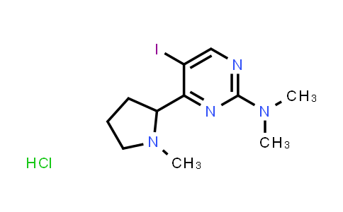 [5-Iodo-4-(1-methyl-pyrrolidin-2-yl)-pyrimidin-2-yl]-dimethyl-amine hydrochloride