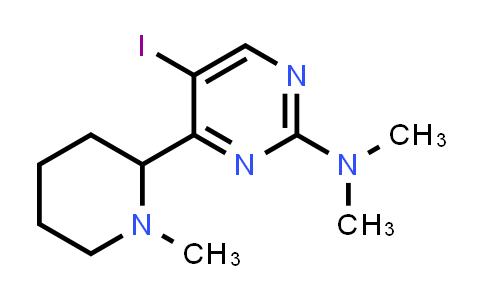 [5-Iodo-4-(1-methyl-piperidin-2-yl)-pyrimidin-2-yl]-dimethyl-amine