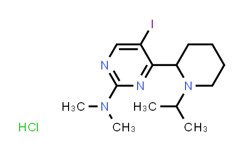 [5-Iodo-4-(1-isopropyl-piperidin-2-yl)-pyrimidin-2-yl]-dimethyl-amine hydrochloride