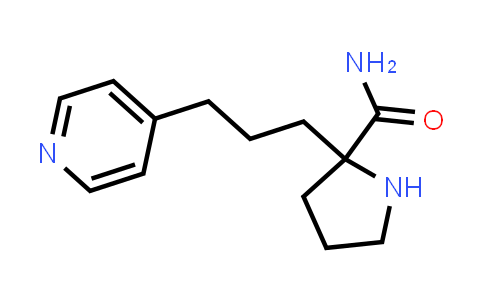 2-(3-Pyridin-4-yl-propyl)-pyrrolidine-2-carboxylic acid amide