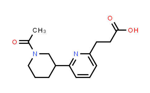 3-(1'-Acetyl-1',2',3',4',5',6'-hexahydro-[2,3']bipyridinyl-6-yl)-propionic acid