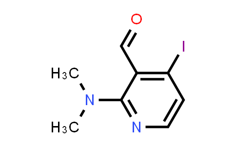 2-(N,N-Dimethylamino)-3-formyl-4-iodopyridine