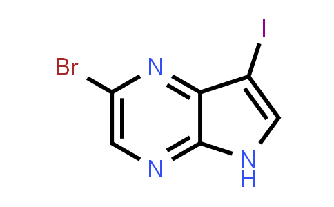 2-Bromo-7-iodo-5H-pyrrolo[2,3-b]pyrazine