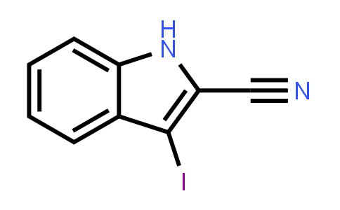 3-Iodo-1H-indole-2-carbonitrile