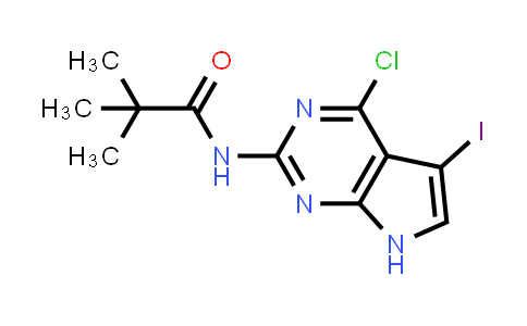 N-(4-Chloro-5-iodo-7H-pyrrolo[2,3-d]pyrimidin-2-yl)-2,2-dimethylpropionamide