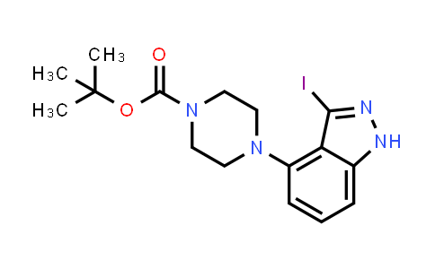 1-Boc-4-(3-Iodo-1H-indazol-4-yl)piperazine