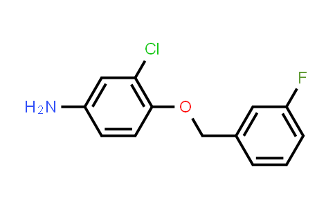 3-Chloro-4-((3-fluorobenzyl)oxy)aniline