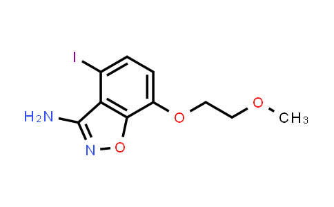 4-Iodo-7-(2-methoxy-ethoxy)-benzo[d]isoxazol-3-ylamine