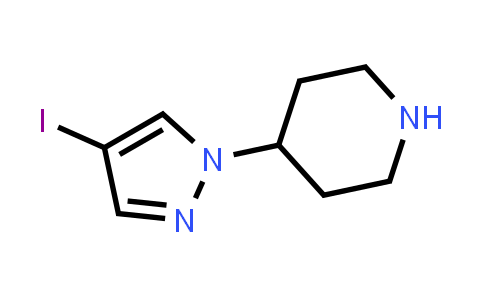 4-(4-Iodo-1H-pyrazol-1-yl)piperidine