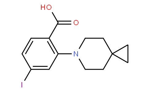 4-Iodo-2-(6-azaspiro[2,5]oct-6-yl)benzoic acid