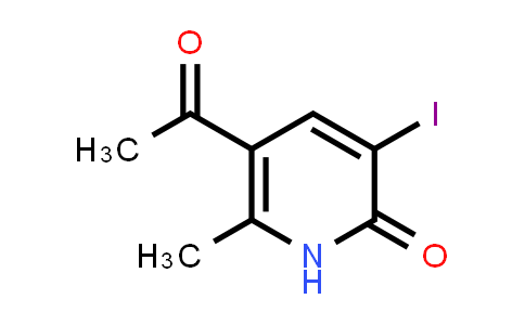 5-Acetyl-3-iodo-6-methyl-1,2-dihydropyridin-2-one