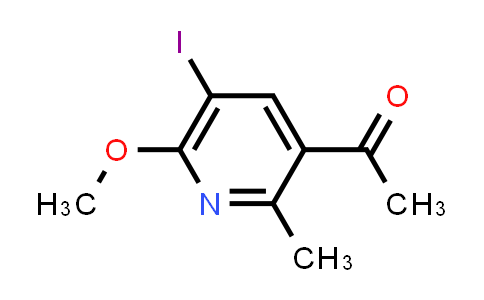 1-(5-Iodo-6-methoxy-2-methylpyridin-3-yl)ethan-1-one