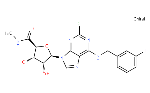 1-[2-Chloro-6-[[(3-iodophenyl)methyl]amino]-9H-purin-9-yl]-1-deoxy-N-methyl-beta-D-ribofuranuronamide