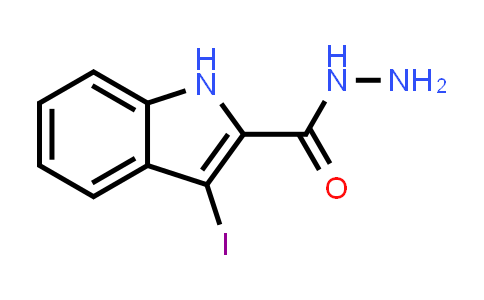 3-Iodo-1H-indole-2-carbohydrazide