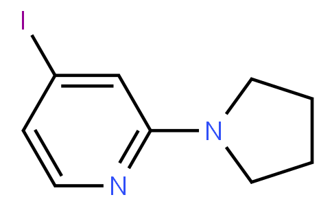 4-Iodo-2-pyrrolidin-1-ylpyridine