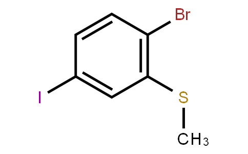 1-Bromo-4-iodo-2-(methylthio)benzene