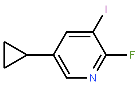 5-Cyclopropyl-2-fluoro-3-iodopyridine