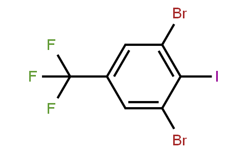 2,6-DiBromo-1-iodo-4-(trifluoromethyl)benzene