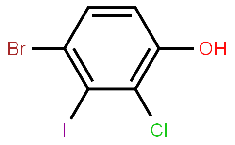 4-Bromo-2-chloro-3-iodophenol