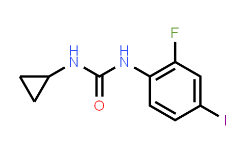 1-Cyclopropyl-3-(2-fluoro-4-iodophenyl)urea