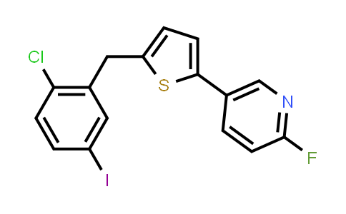 5-(5-(2-Chloro-5-iodobenzyl)thiophen-2-yl)-2-fluoropyridine