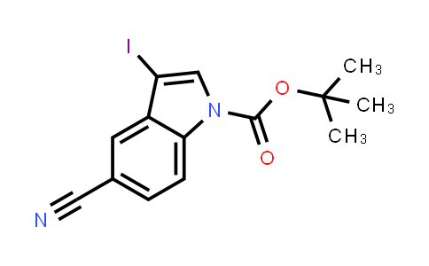 tert-Butyl 5-cyano-3-iodo-1H-indole-1-carboxylate