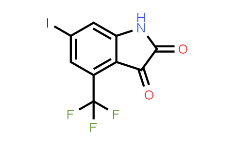 6-Iodo-4-(trifluoromethyl)indoline-2,3-dione